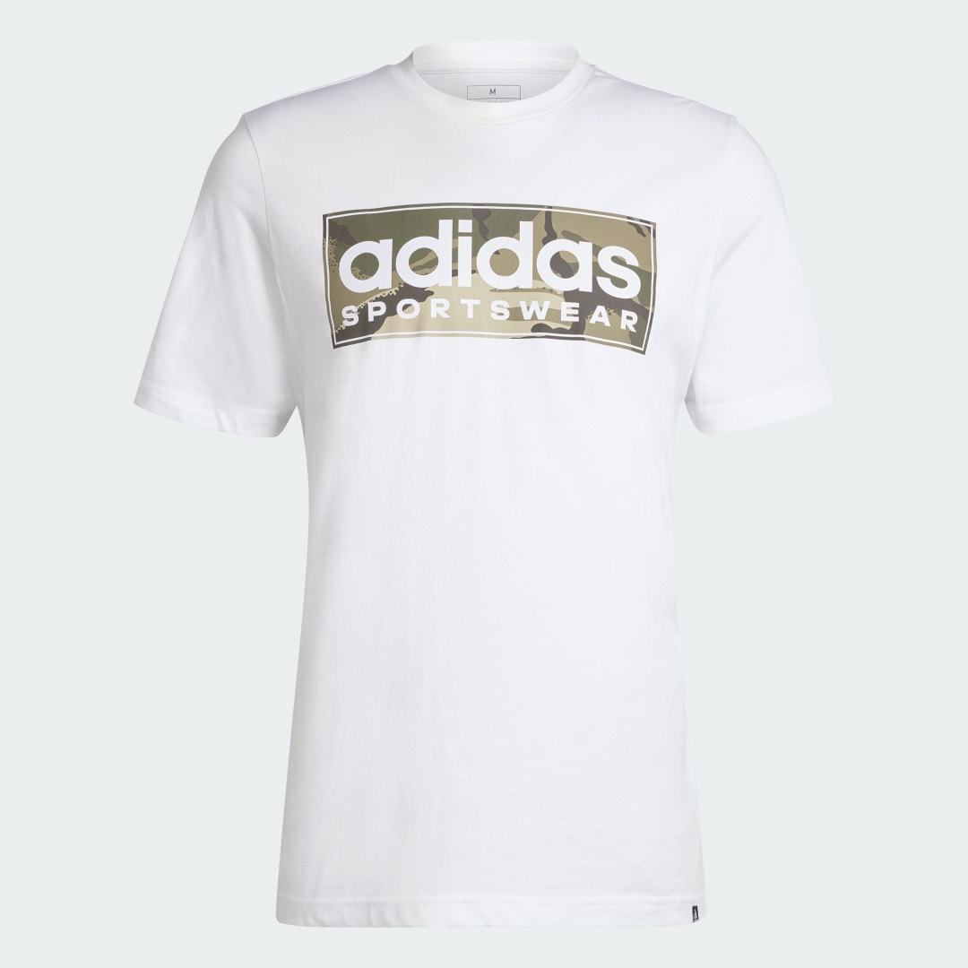 Adidas Sportswear Camo Linear Graphic T-shirt