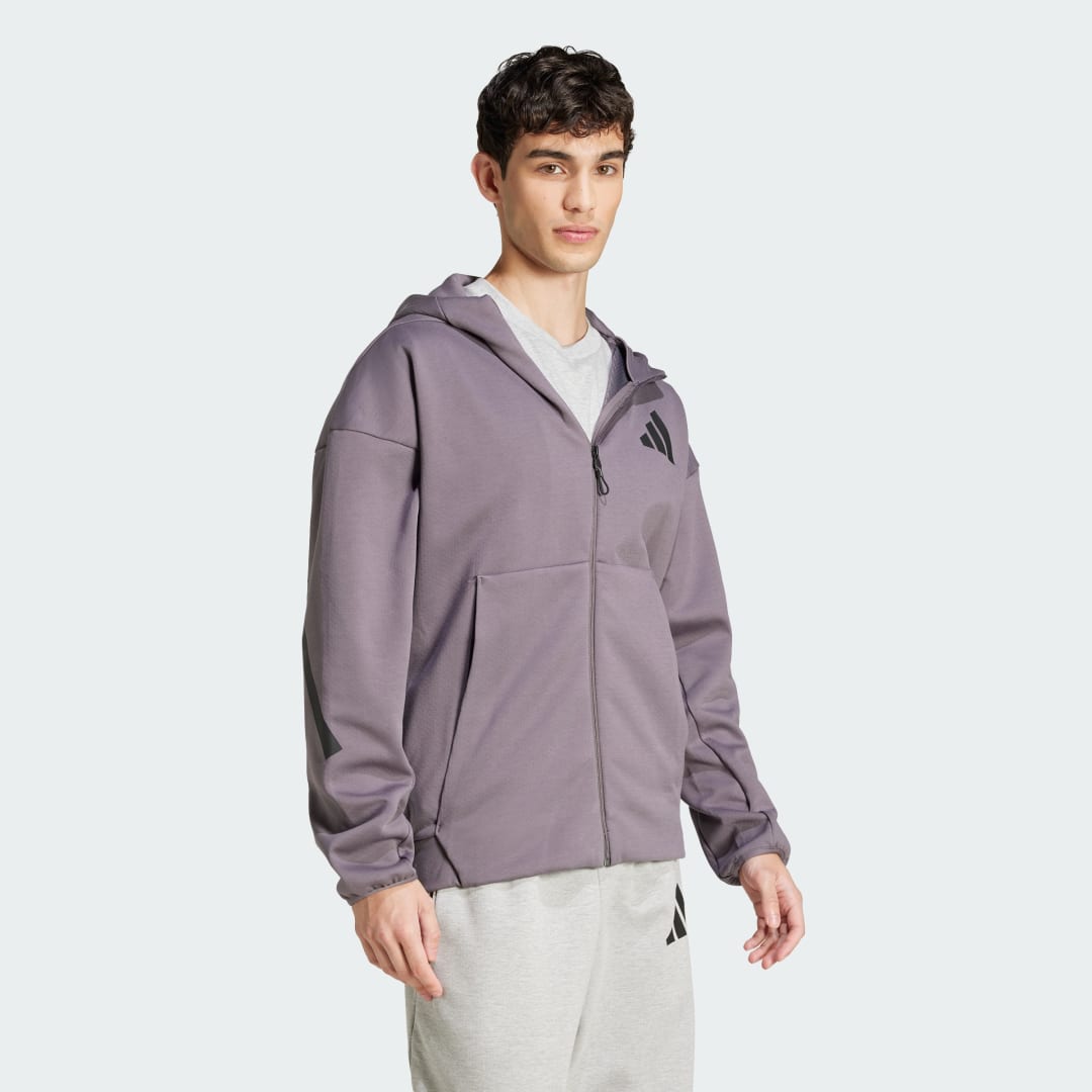 Nouvelle veste de survêtement à capuche entièrement zippée Z.N.E.