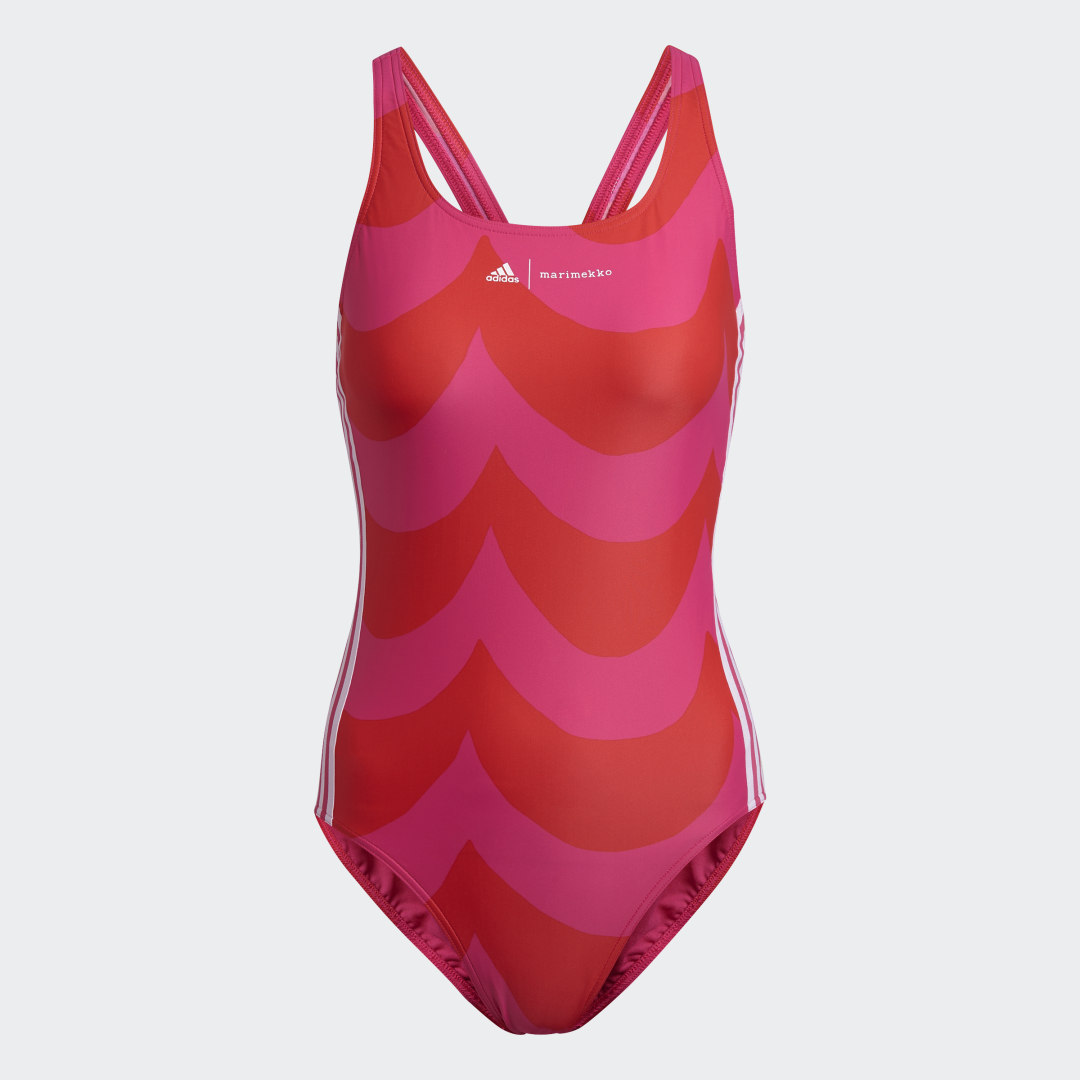 фото Слитный купальник marimekko 3-stripes adidas performance
