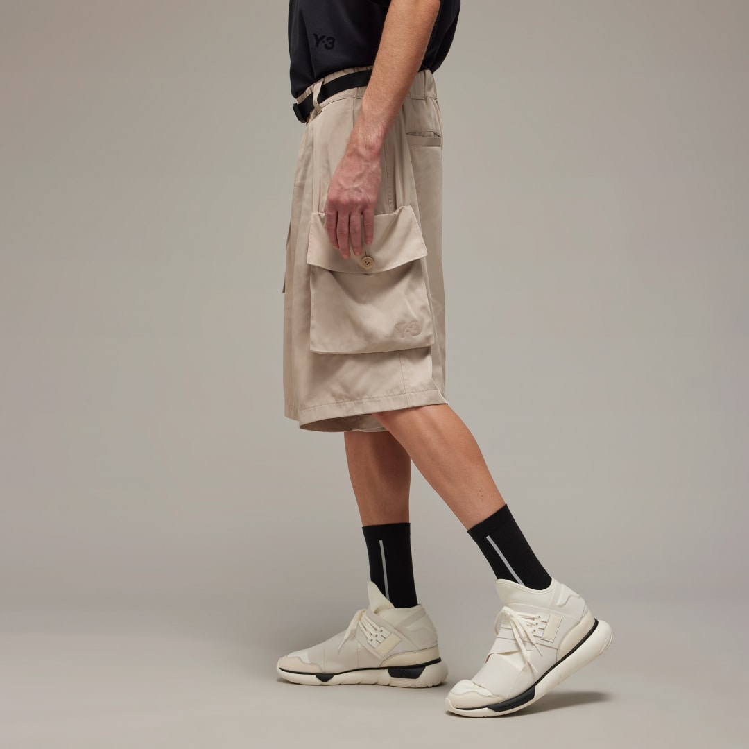 Adidas Y-3 Nylon Twill Shorts