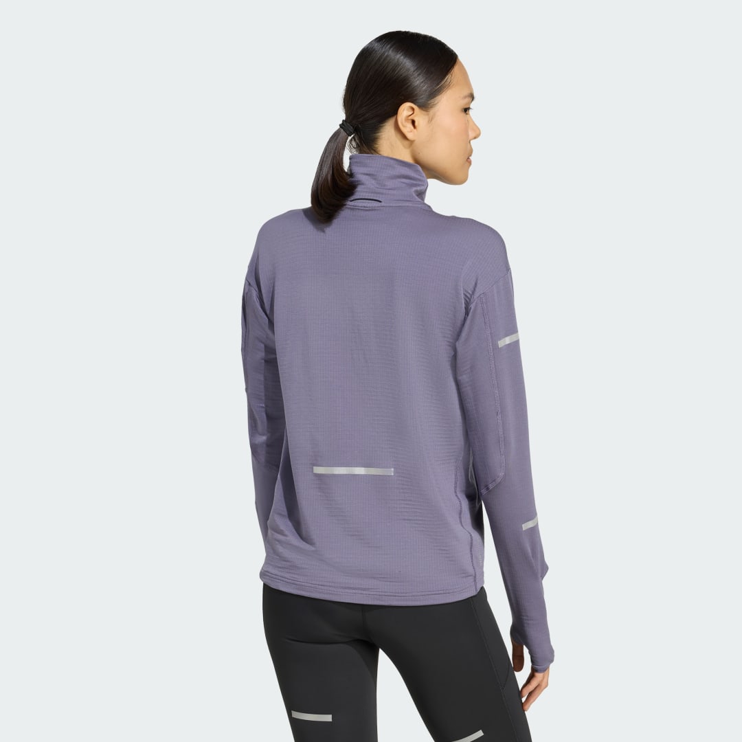 Haut à demi zip de running Adi365 CLIMAWARM+ - vue 2