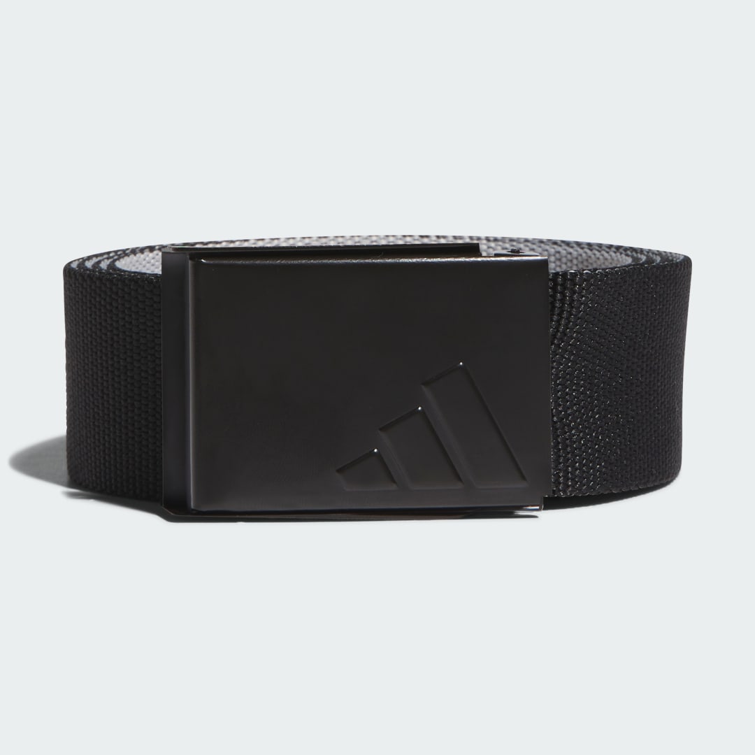 Image of adidas Reversible Webbing Belt Black ONE SIZE - Golf Belts