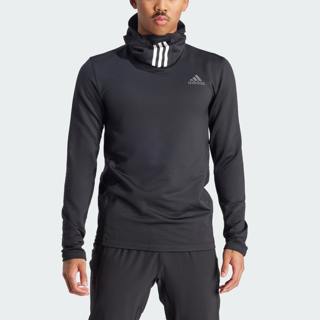 фото Лонгслив с капюшоном cold.rdy techfit adidas performance