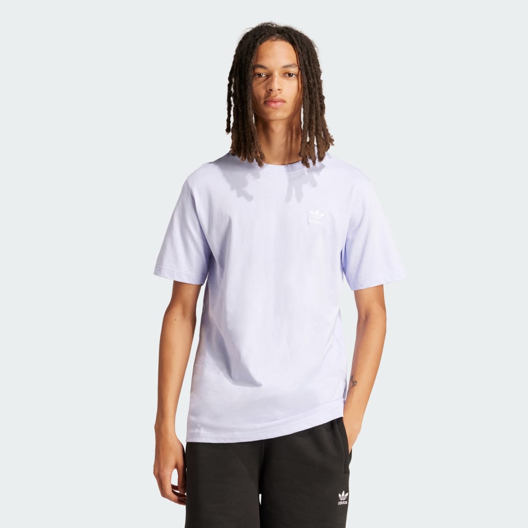 Adidas Originals Essentials T-shirt T-shirts Heren violet tone maat: XL beschikbare maaten:S M L XL