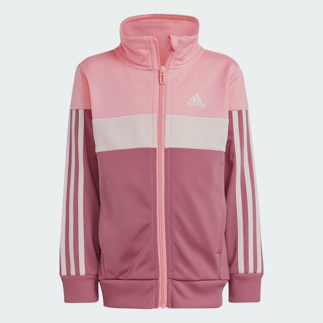 Adidas Tiberio 3-Stripes Colorblock Shiny Trainingspak Kids