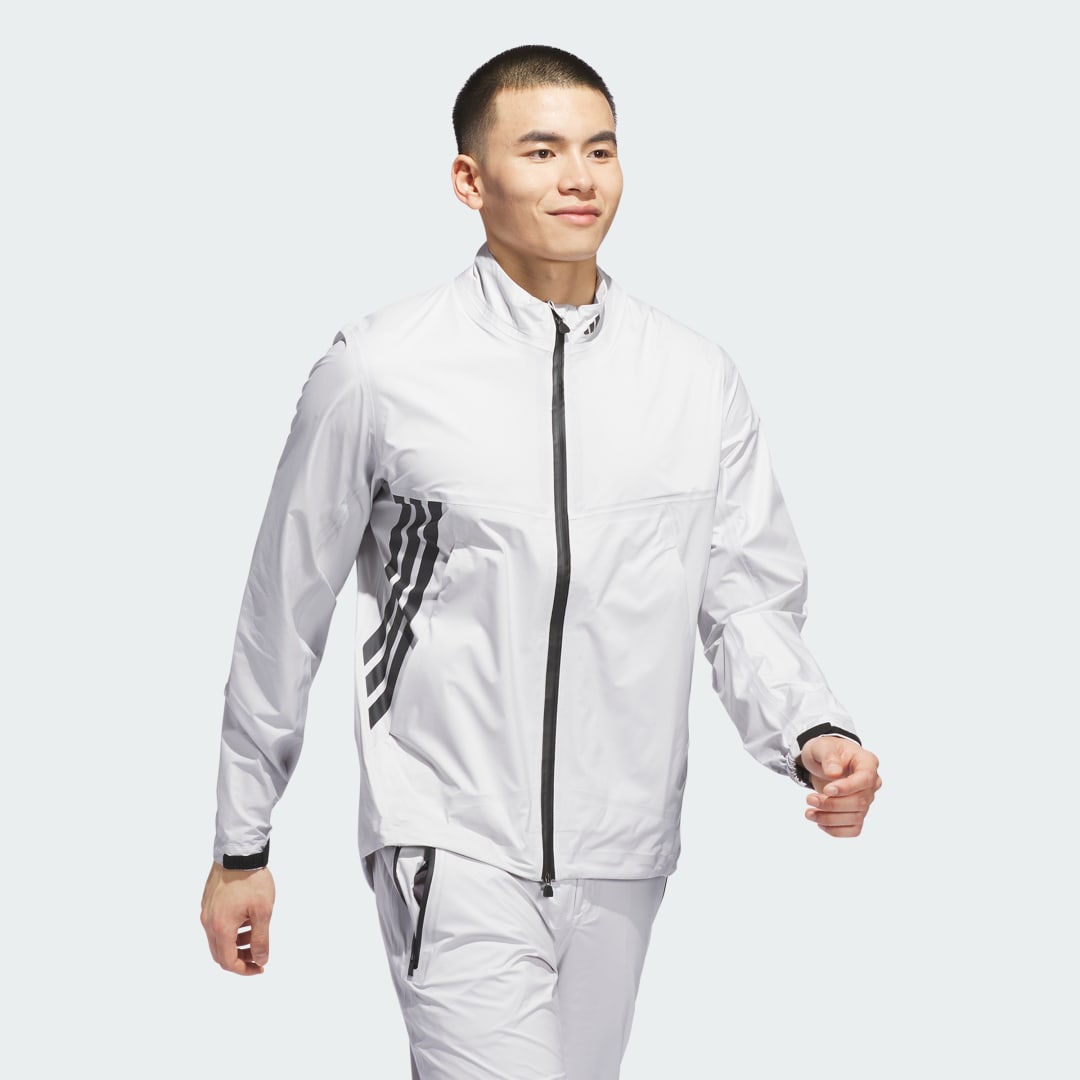 Adidas Ultimate365 Tour CLIMAPROOF+ Jack met lange ritssluiting