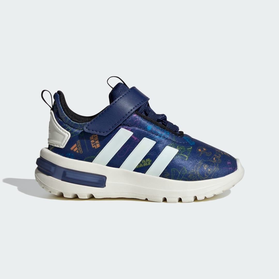 Adidas Racer TR21 kindersneaker zwart, blauw en wit