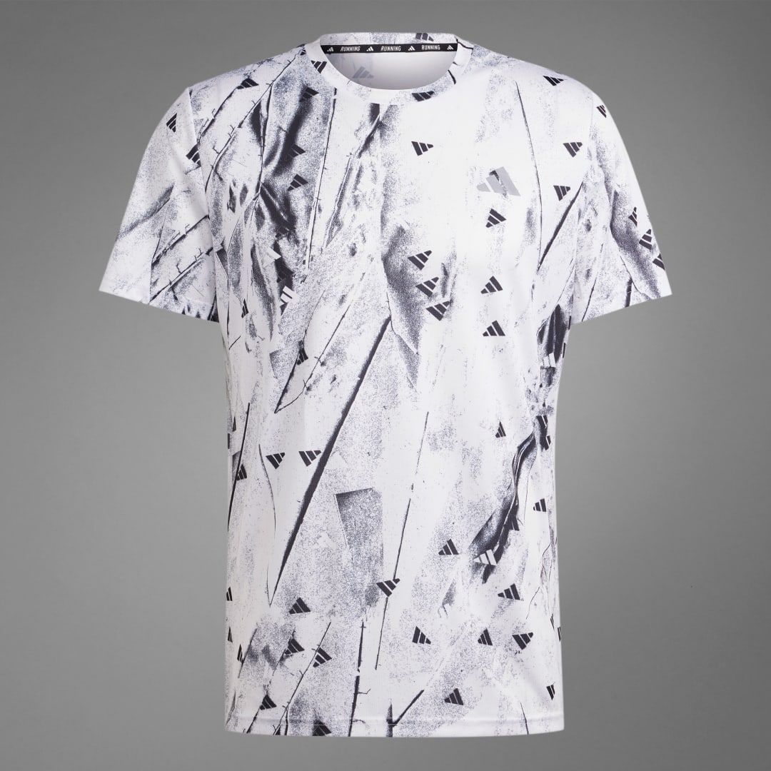 

adidas Camiseta Run It Brand Love Hombre, Blanco