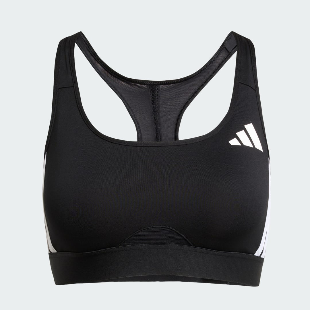 Brassière support moyen femme adidas Optime Essentials 3 Stripes - vue 4