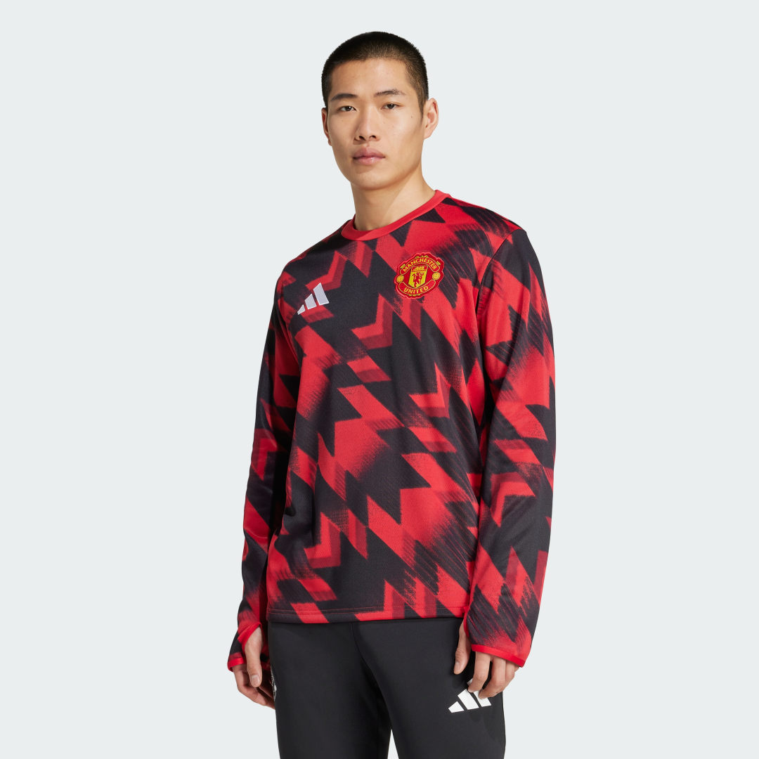 Adidas Manchester United 25 26 Pre-Match Warm Shirt