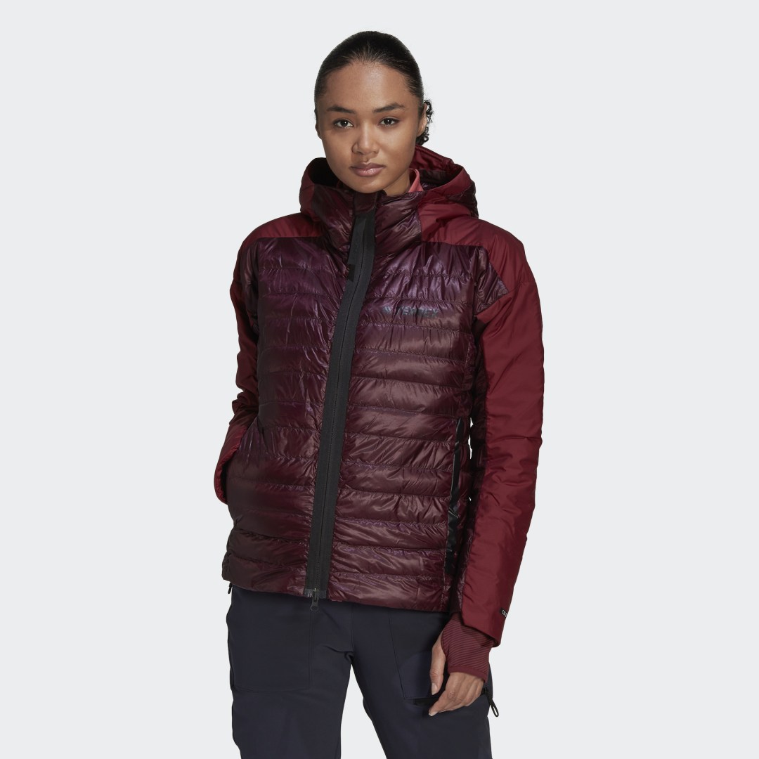 

adidas Chaqueta con Capucha Terrex MYSHELTER Térmica Chaqueta con Capucha Terrex MYSHELTER Térmica Mujer  - Mujer Deportes de invierno,Senderismo,Snowboarding, Shadow maroon / shadow rojo