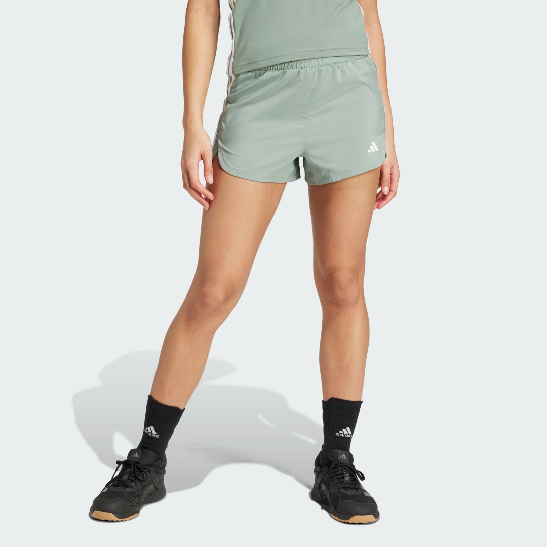 Adidas Performance Short PACER WVN HIGH Geweven trainingsshorts met hoge taille (1-delig)