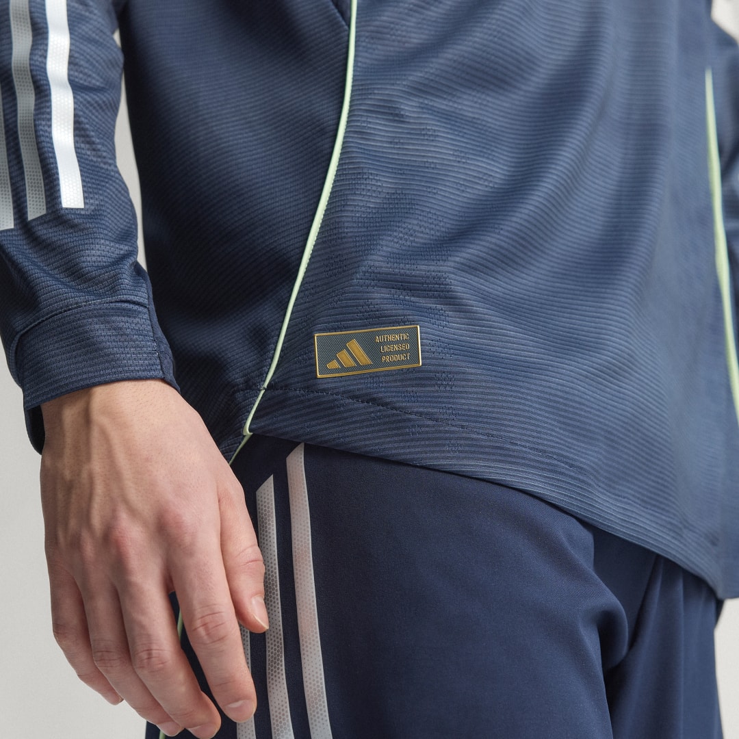 Adidas Real Madrid 25 26 Authentiek Uitshirt met Lange Mouwen