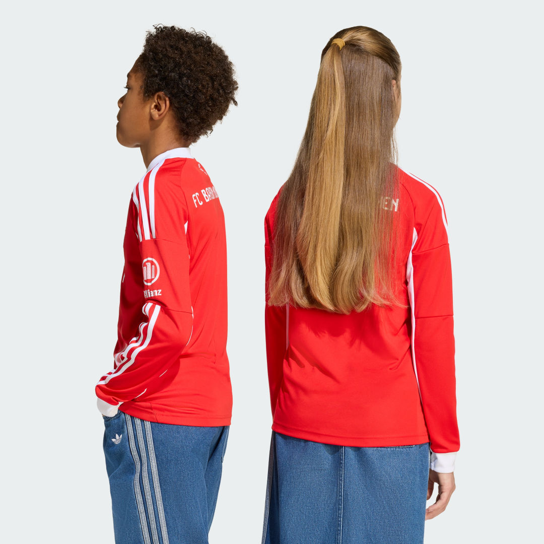 Adidas FC Bayern München 25 26 Thuisshirt met Lange Mouwen Kids