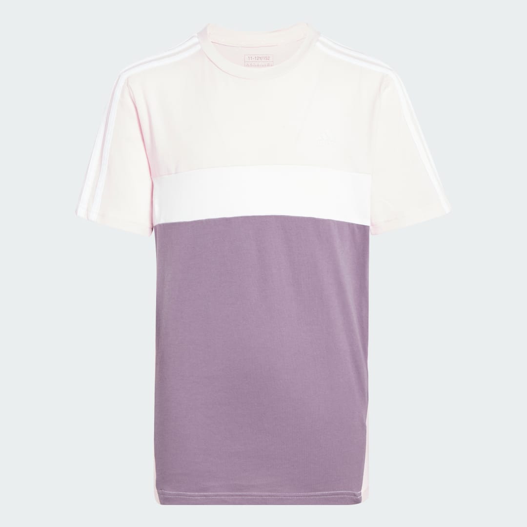T-shirt coton Tiberio 3 bandes Colorblock Enfants