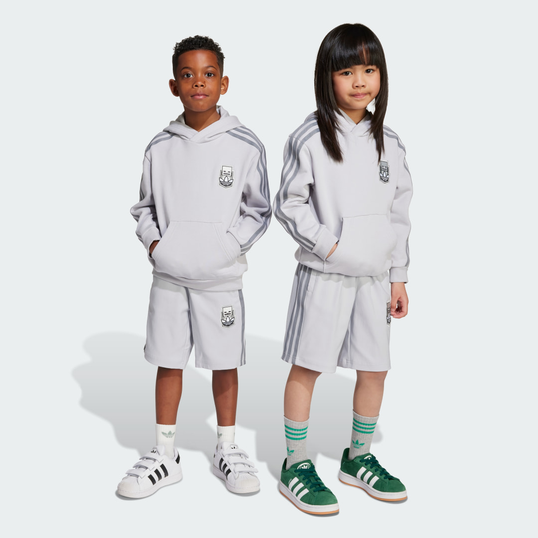 Adidas x Minecraft Hoodie Short Set Kids