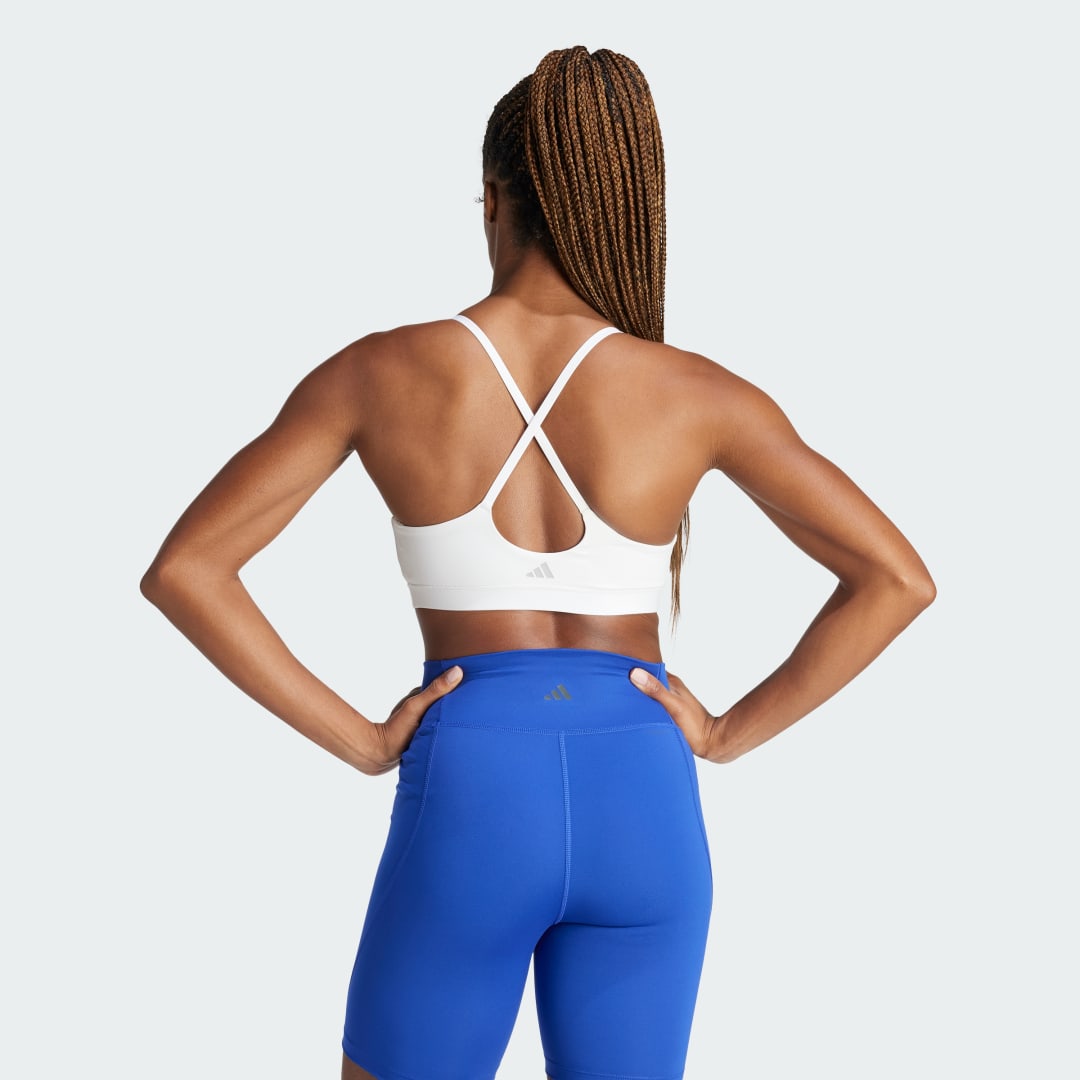 

adidas Top Deportivo All Me Soporte Ligero Mujer, Blanco
