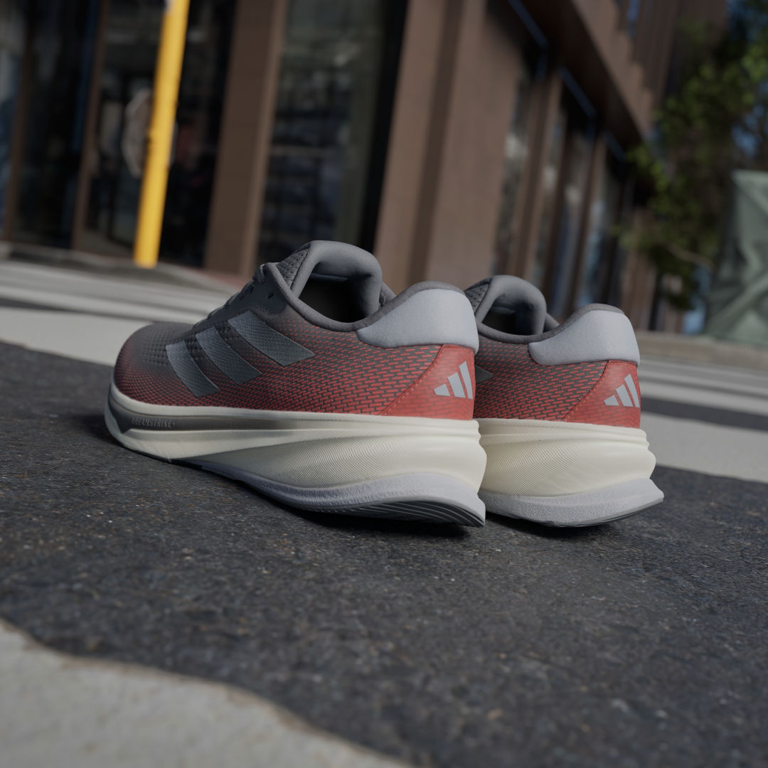 

adidas Tenis de Running Supernova Rise Unisex, Gris five/halo plata/iron gris