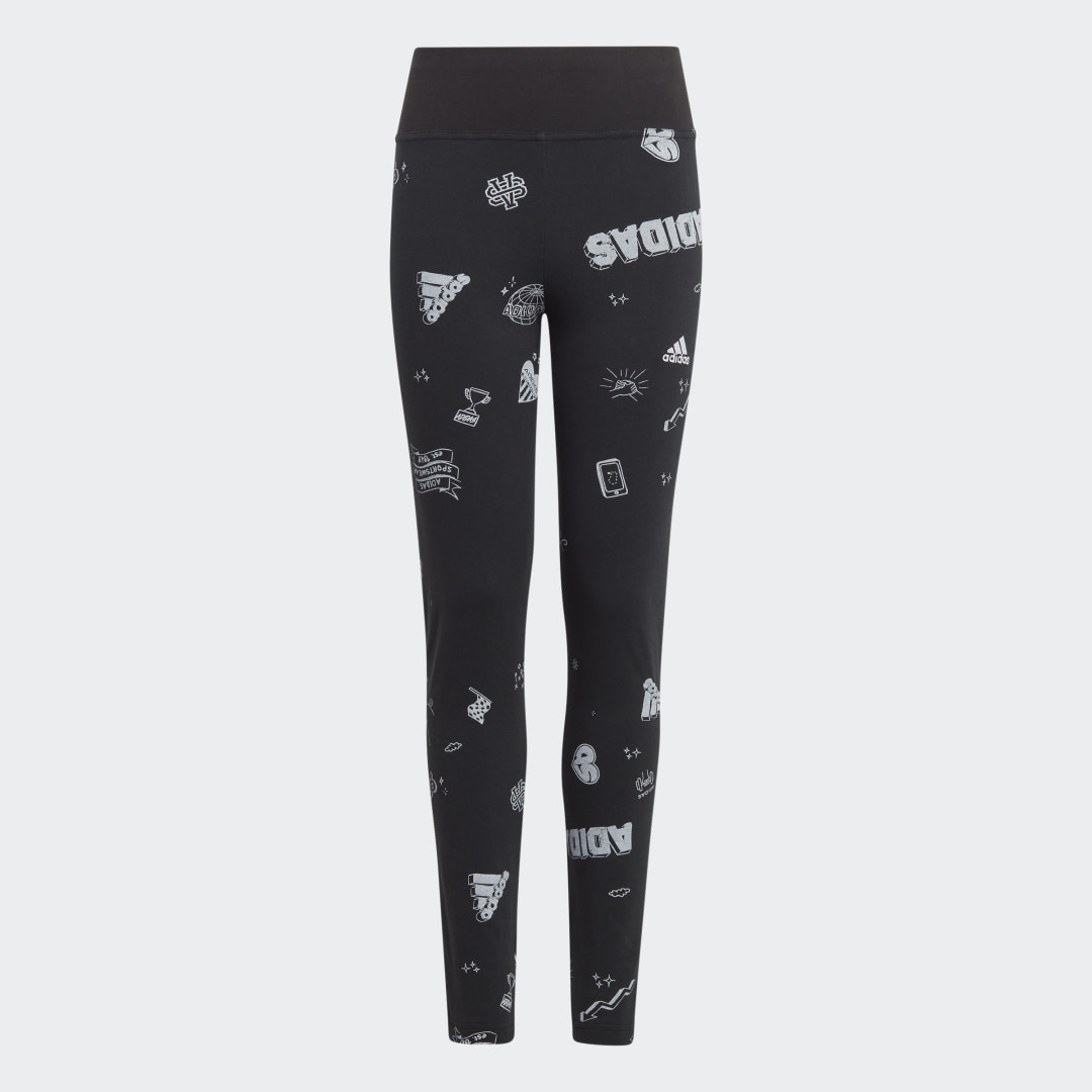 Legging imprimé intégral Brand Love Enfants