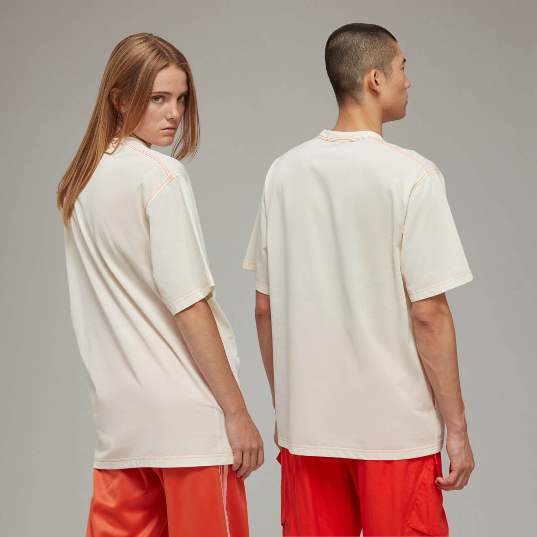 

adidas Premium SS TEE Unisex, Crema blanco