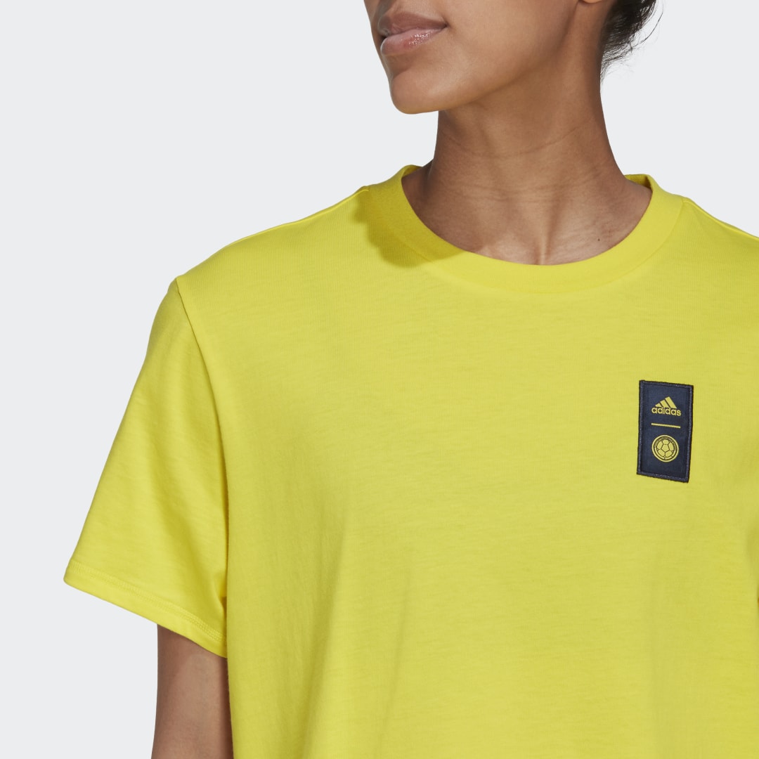 

adidas Camiseta Selección Colombia Mujer, Amarillo