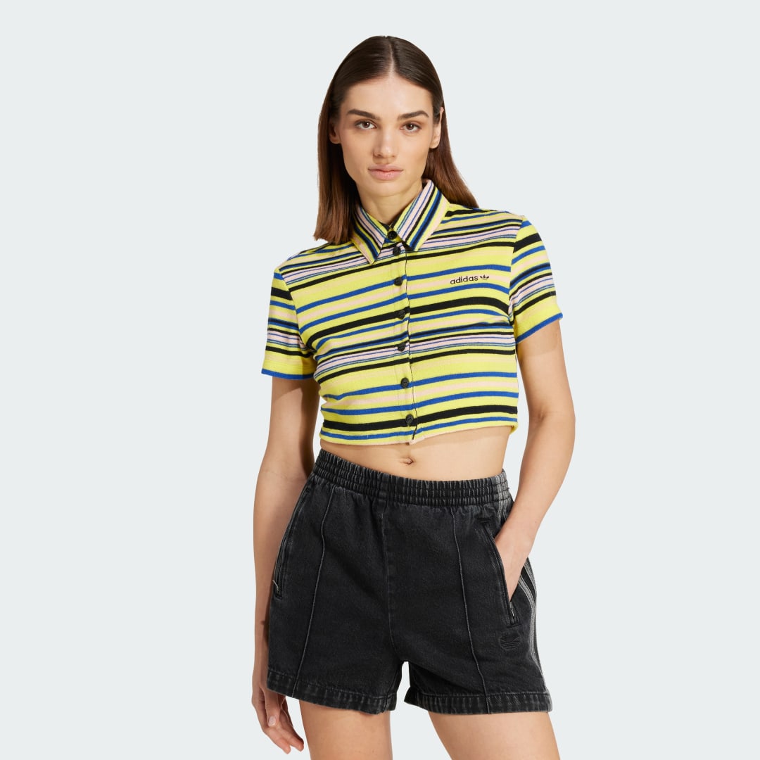 adidas Towel Button-Up Tee