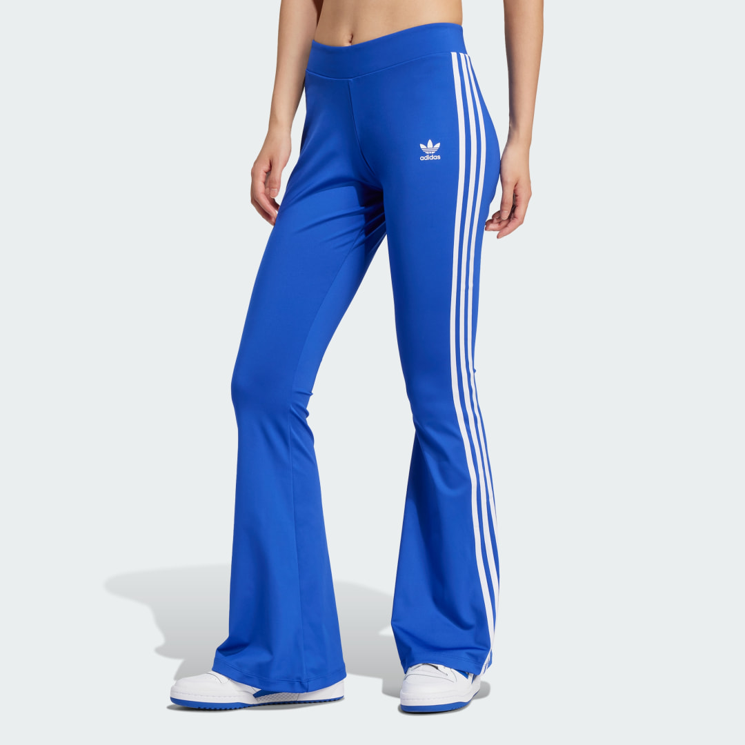 Adidas Originals Wijde broek Blue Dames
