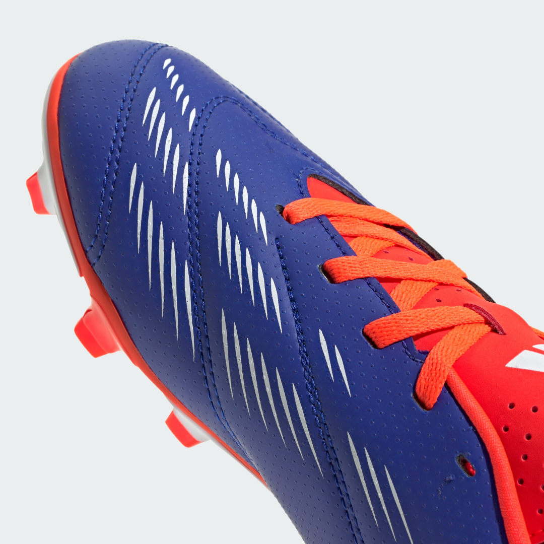 

adidas Calzado de Fútbol Predator Club Multiterreno Niños, Lucid azul/blanco/solar rojo