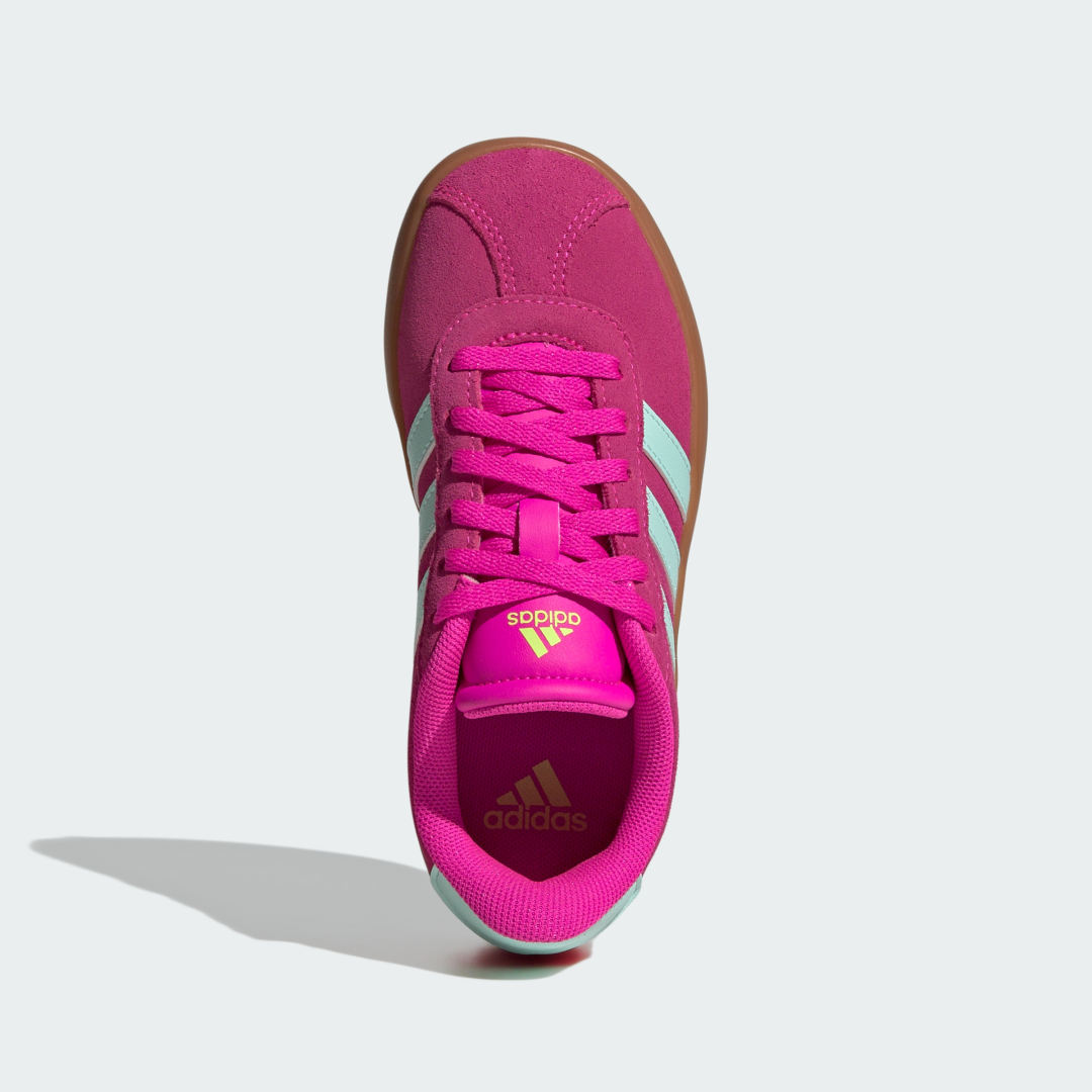 Adidas VL court sneaker Shock Pink / Semi Flash Aqua / Lucid Lemon