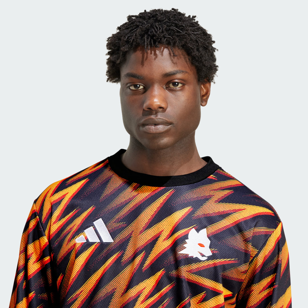 Adidas AS Roma 25 26 Pre-Match Warm Longsleeve