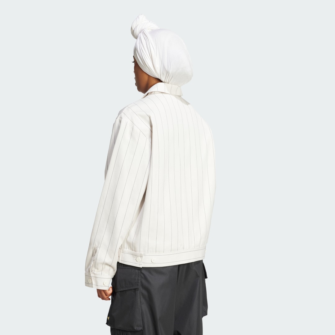 Adidas Pinstripe Harrington Jack