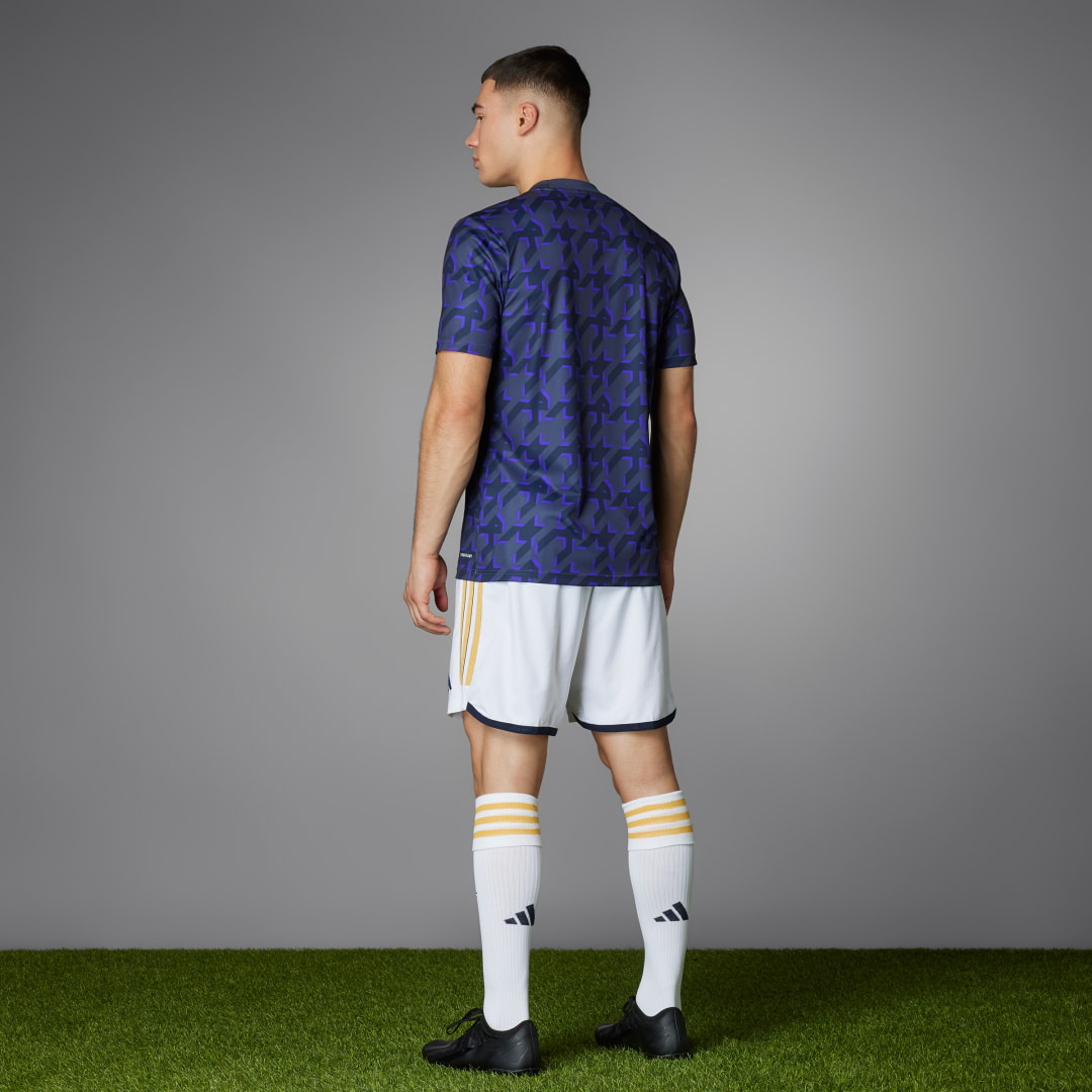 adidas Jersey Prepartido Real Madrid Hombre, Shadow azul
