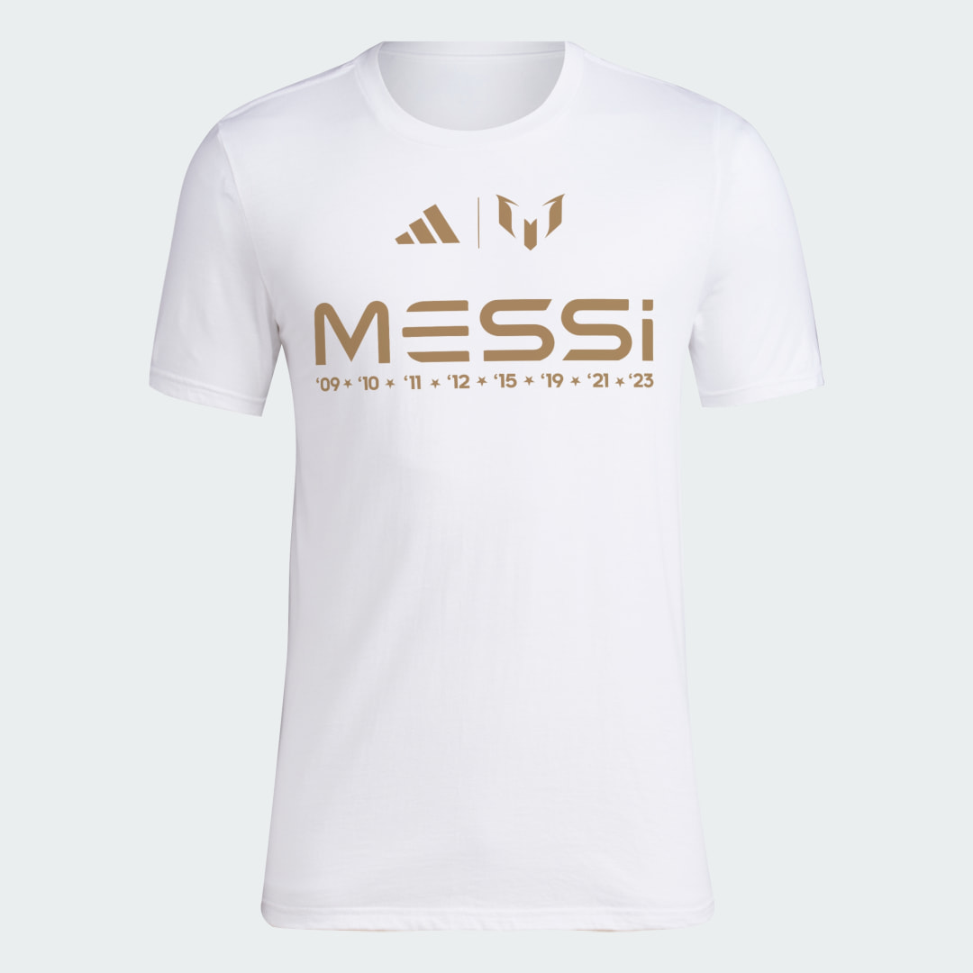 Image of adidas Messi Infinity Tee White S - Men Soccer Shirts