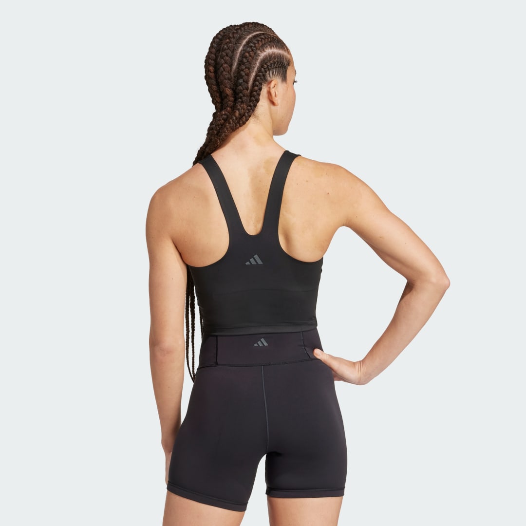 Adidas All Me Medium-Support Long Line Beha Tanktop