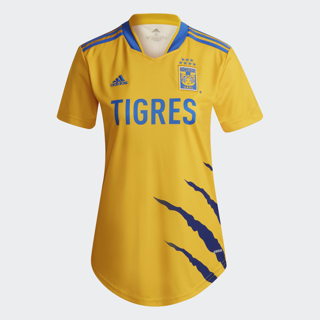 

adidas Jersey Local Tigres Uanl 21/22 Mujer, Collegiate oro/azul