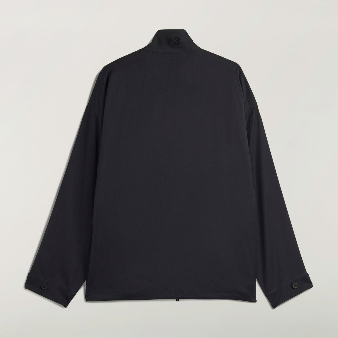 Adidas Y-3 Rayon Twill Zip Top