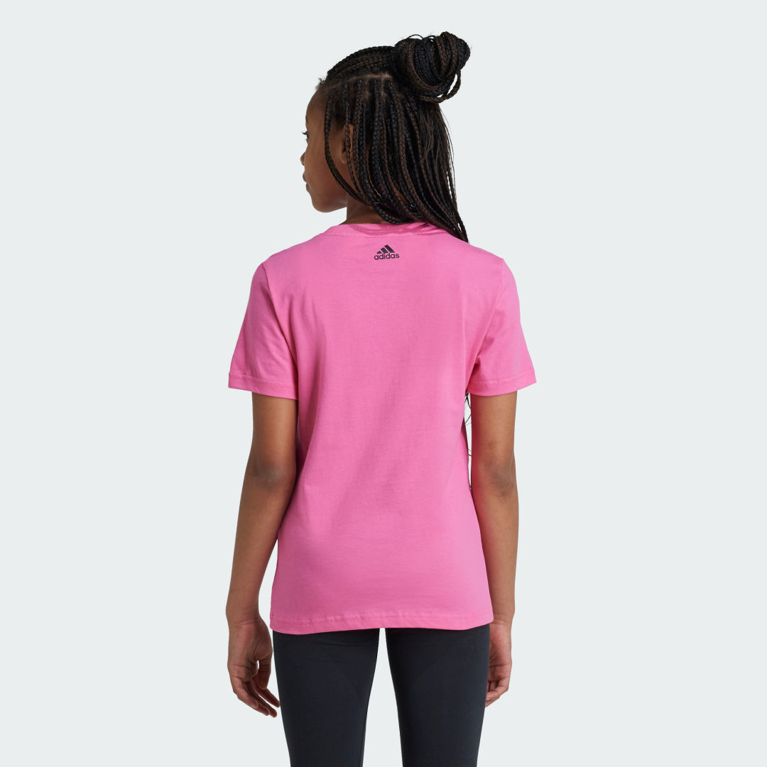 Adidas Essentials Linear Logo Katoenen Slim-Fit T-shirt