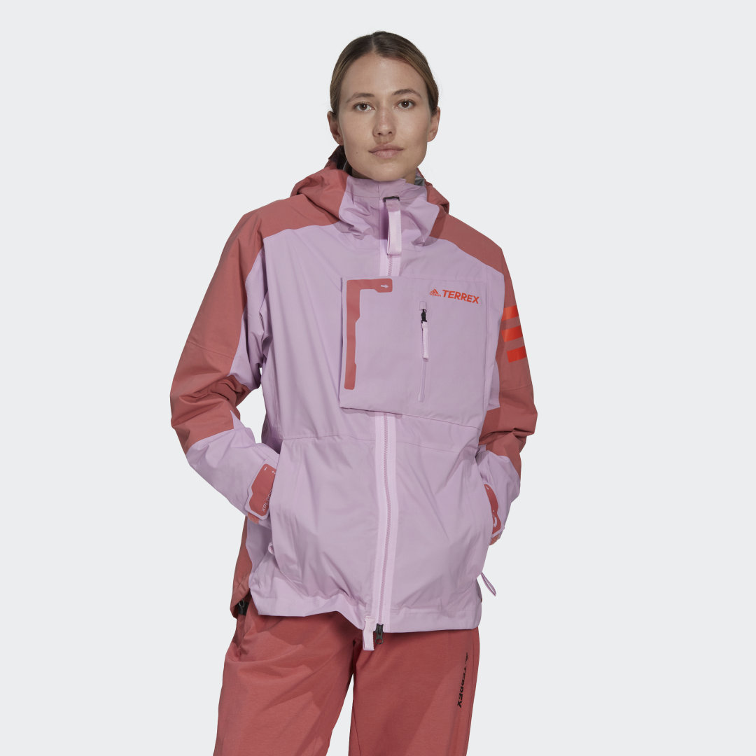

adidas Chaqueta de Senderismo Terrex Xploric RAIN.RDY Chaqueta de Senderismo Terrex Xploric RAIN.RDY Mujer  - Mujer Deportes de invierno,Running,Senderismo,Snowboarding, Bliss lilac / wonder rojo