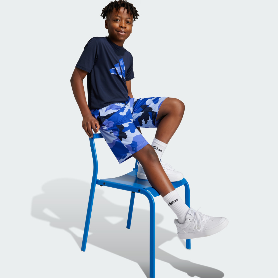 Adidas Train Essentials Seasonal Print Short Kids