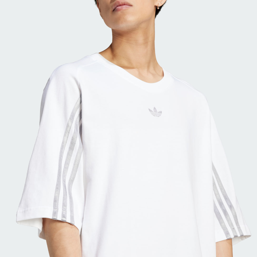 

adidas Camiseta Raglan Cutline Hombre, Blanco