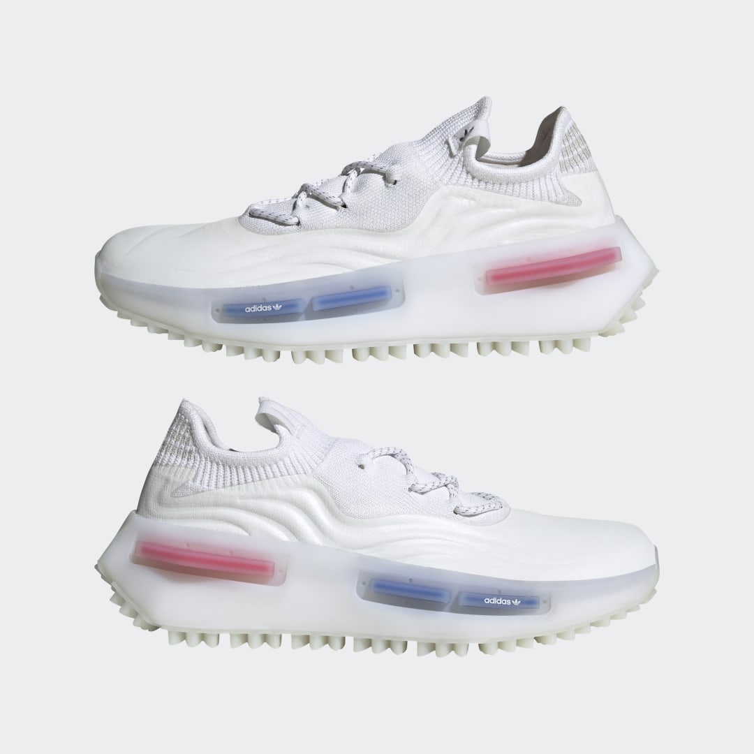 

adidas Tenis NMD S1 Unisex, Blanco/blanco/blanco