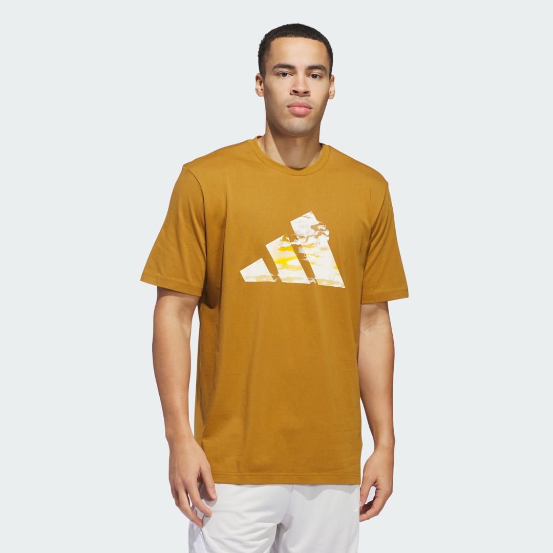 

adidas Polera Blue Summer Logo Estampada Polera Azul Summer Logo Estampada Hombre  - Hombre Basketball, Bronze strata