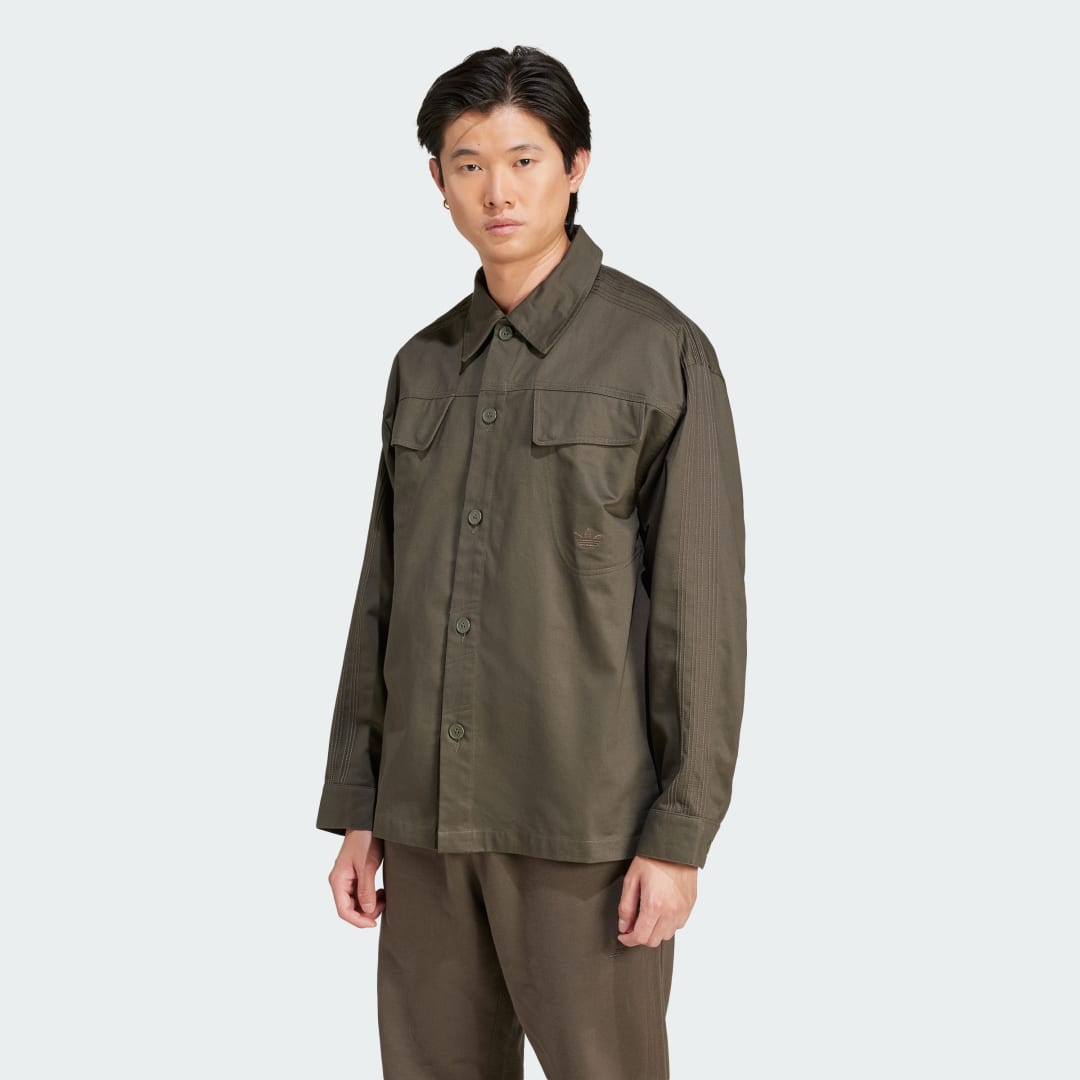 Adidas Premium Essentials Workwear Overhemd Groen- Heren Groen