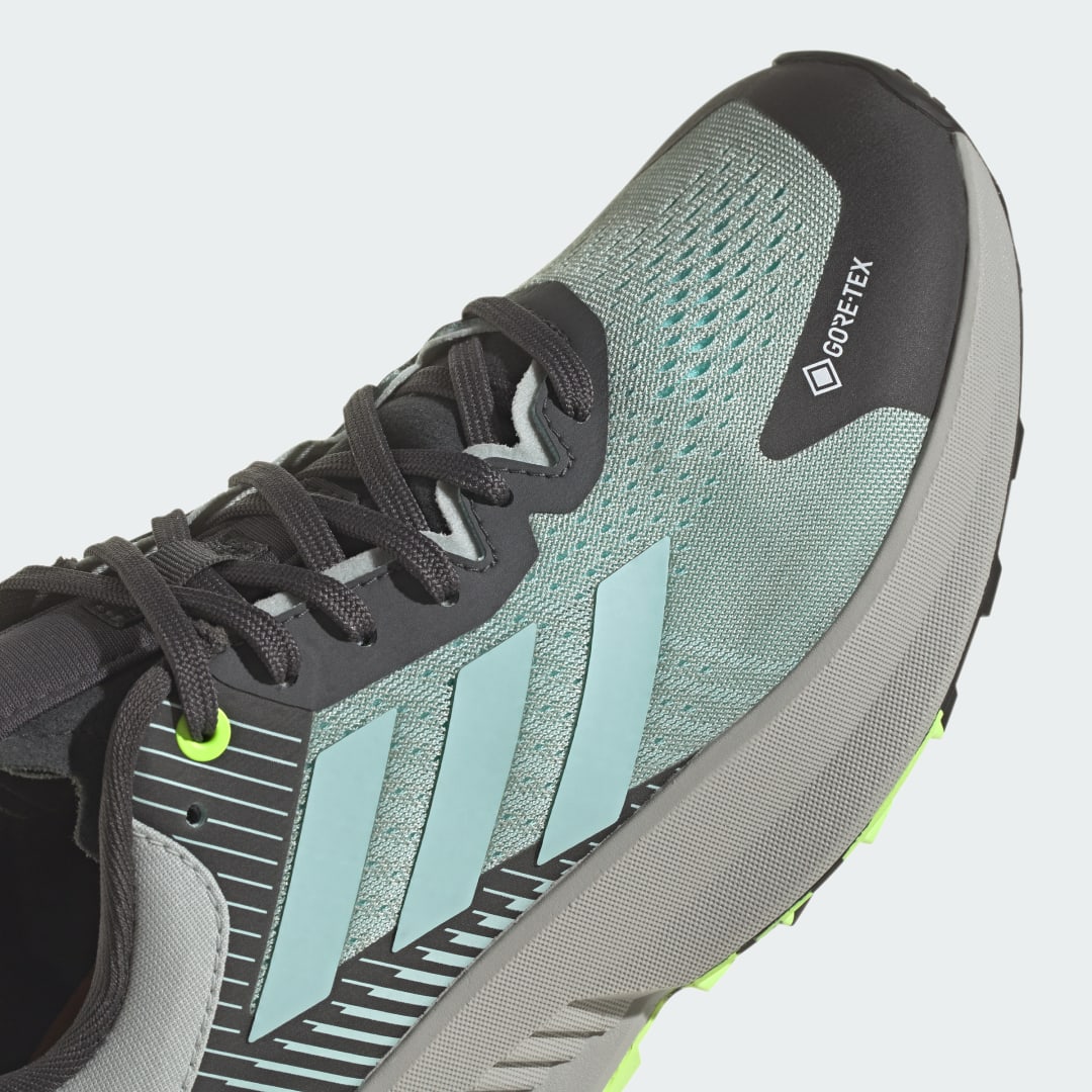 

adidas Tenis Soulstride Flow GTX Unisex, Wonder plata/semi flash aqua/lucid lemon