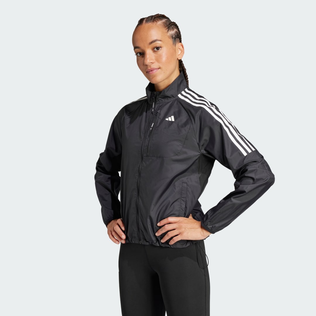 Own the Run 3 Stripes Packable Jacket