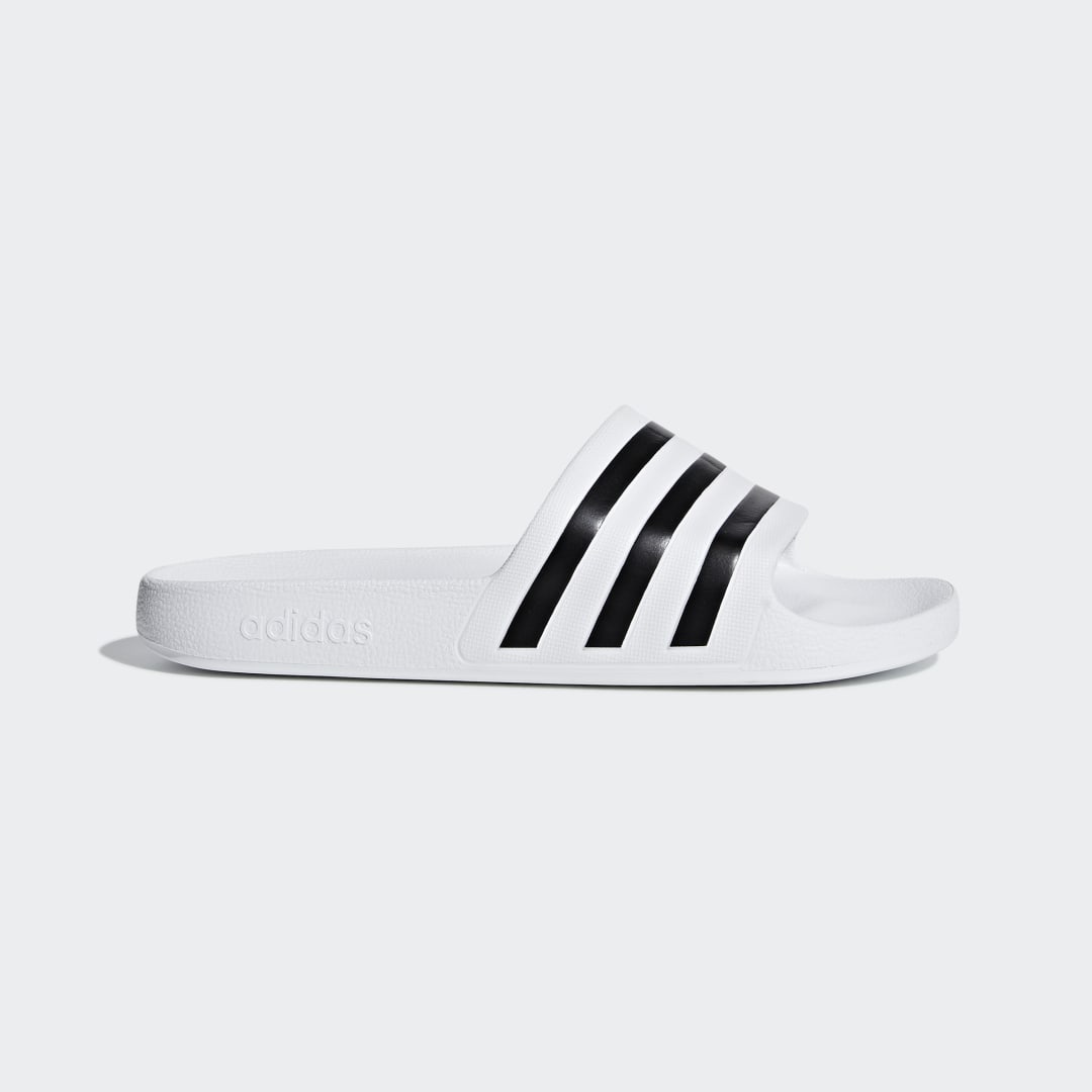 

adidas Sandalias Adilette Aqua (Unisex) Unisex, Blanco/negro/blanco