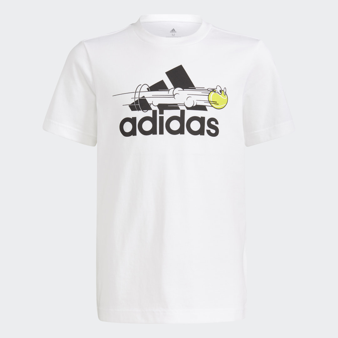фото Теннисная футболка с принтом adidas performance