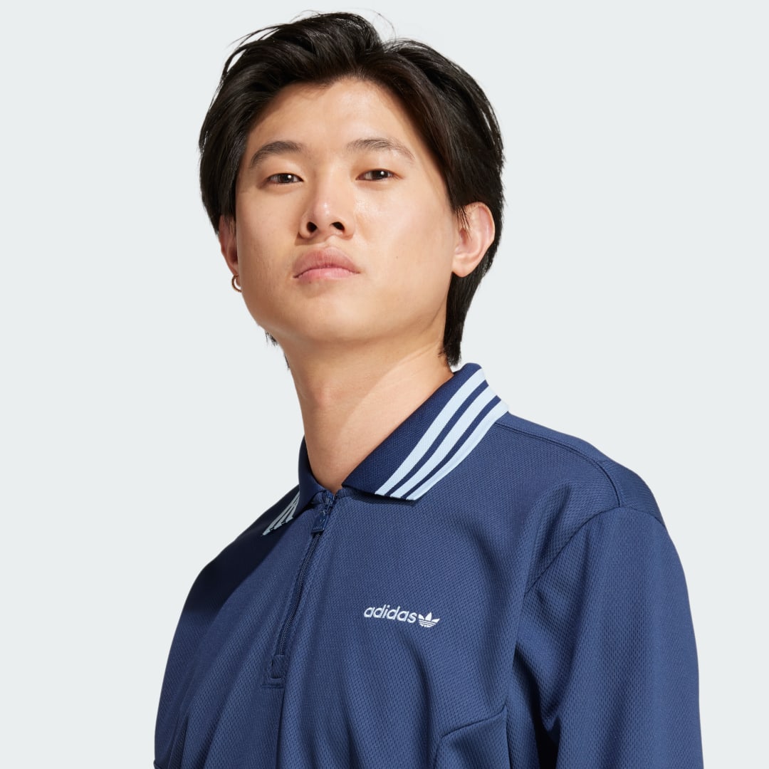 Adidas Poloshirt met Halflange Rits