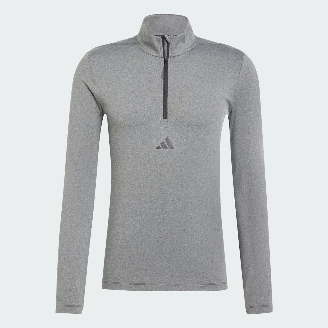 Adidas Workout Longsleeve met Halflange Rits