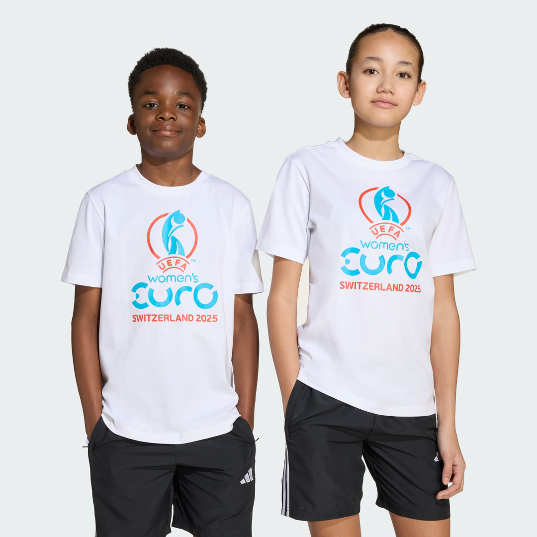 T shirt enfant adidas Official Emblem Euro 2025